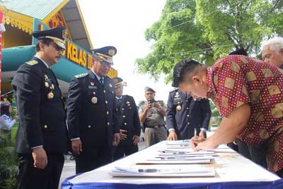 Peringati Hari Bhakti Pemasyarakatan, Kanwil Kemenkumham Riau Gelar Upacara Di Lapas Pekanbaru